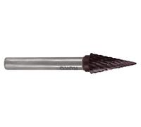RUKO 116038TC - Fresas metal duro TiCN forma M - SKM Cono en punta (12 x 65 mm)