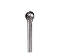 RUKO 116044A - Fresas metal duro para aluminio forma D - KUD Esférica (12 x 51 mm)