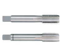 Juego de 2 machos para roscar a mano mf din 2181 hss rectificados con rosca mf32 x 1,5 mm