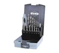 Ruko-245004RO-Juego de 15 machos de roscar en estuche de plástico