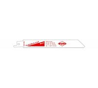RUKO 33189155 - Pack de 5 sierras de sable bimetal con vástago universal 1/2", para metal, 150 mm (Equivalencia Bosch S 922 BF)