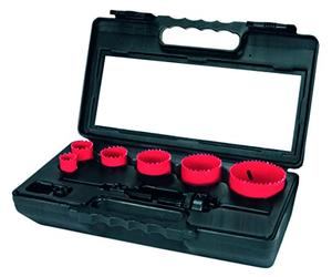 Ruko Terrax A106340 - Juego de coronas perforadoras - Mantenimiento - Electricidad (8 piezas)
