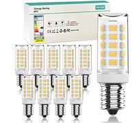 RuLEDne 3W E14 LED Bulb Cool White 6000K, 350LM Bulb Replacement 30W Halogen Bulbs, 360° Beam Angle for Chandelier, No Dimmable, Wall Lamp, Desk Lamp, Pack of 10