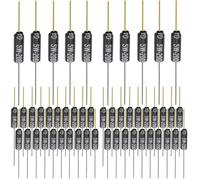 RUNCCI-YUN 50Pcs Interruptores Sensor De Inclinación 12V 1MA SW-200D Interruptor Vibración Inclinación ángulo Bola Interruptor de Bola interruptor de gatillo de inclinación(negro）