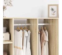Runheo Perchero de aleación de aluminio plateado 371,5 x 15 x 29 mm, 12 unidades, ahorra espacio, resistente, antideslizante, para armario, dormitorio, sistema de organización giratorio
