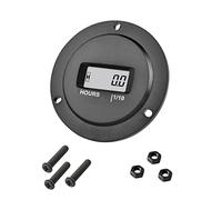 Runleader Digital LCD Hour Meter,AC/DC 5V a 277V,almacenamiento de datos,diseño impermeable para el generador de la cortadora de césped Motocicleta Carro de golf Carretilla elevadora Scrubber