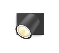 Philips Hue Runner 1 Foco LED Inteligente, Luz Blanca Cálida a Fría, Regulable, Bombilla LED Compatible con Alexa y Gogle Home, Color Negro