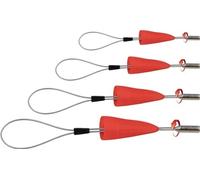 RUNP RUNPOFIX Juego de 4 fundas para cables con rosca y tapa protectora, modelo 10154