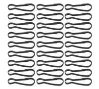 RUNROTOO 100 Piezas Gancho de Cortina de Hierro Negro Clip Metálico de Resorte para Conexión Rápida y Duradera, Adecuado para Proyectos de Decoración Hogar