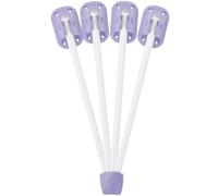 RUNROTOO 4 Piezas Patas Plegables para Mesa de Centro Púrpura, Hierro y | Fácil Instalación y Retirada, para Mesa y Laptop, Uso en Varios Entornos