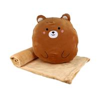 RUNROTOO Almohada Verano para Dormir Manta Algodón Peluche Térmica de Reutilizable y Decoracion para Sofás y Dormitorios