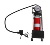 RUNROTOO Bomba de Pie Inflador Resistente y Fácil de Usar para Neumáticos de Coche Alta Presión y Estructura Metálica Negra para Balón y Automóvil