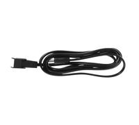 RUNROTOO Cable Alargador Eléctrico Conector 01 Macho a 01 Hembra para Sillón Reclinable 2 Metros, Material Plástico Negro, Fácil Instalación y Uso en Oficina o Salón