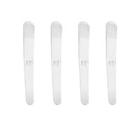 RUNROTOO Cucharas Diseño Ergonómico y Fácil de Limpiar 4 Piezas de Acero Inoxidable para Relleno de Dumplings para Accesorios Auxiliares de Cocina