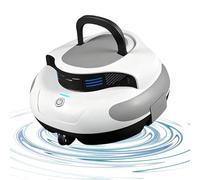 RUODATONLY Robot Limpiafondos Piscina Sin Cable, Robot Limpiafondos Automático con Batería 5000mAh, Aspirador de Piscina hasta 1000 ft² y Aparcamiento Automático