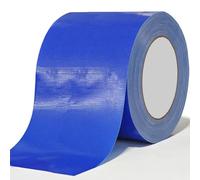 Rusoz - Cinta Adhesiva Blindada Extra Fuerte, 20 m x 75 mm - Cinta de Tela Adhesiva Azul - Cinta de Reparación Impermeable Heavy Duty Duct Tape para Canalizaciones, Alfombras, Sellado, Reparaciones