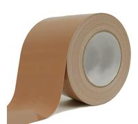 Rusoz Cinta Americana Marrón 20 m X 75 mm Cinta Adhesiva Extrafuerte Duct Tape Impermeable Cinta De Reparación Multiusos Para Tuberías, Alfombras, Sellado, Marcado