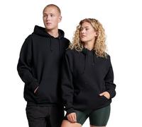 Russell Athletic Dri-Power - Sudadera con Capucha de Forro Polar para Hombre, Absorbe la Humedad, Mezcla de algodón, Ajuste Holgado, Tallas S-4X, Jersey Negro., Large