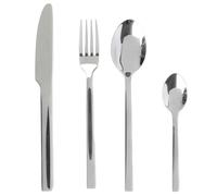Russell Hobbs Juego de Cubiertos de 24 Piezas - de acero inoxidable Vermont para 6 personas, Cuchillo y Tenedor Platería, Lavavajillas Cuchillos Tenedores Cucharas, Espejo pulido Acabado