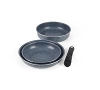 Russell Hobbs Nightfall Stone Smart Clip juego 3 sartenes