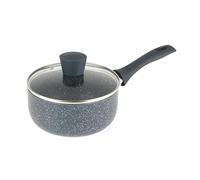 Russell Hobbs RH00845EU Cazo Antiadherente De 18 cm, De La Colección Nightfall Stone, De Aluminio Prensado, Inducción Adecuada, Cocina Con Menos Aceite, Mango De Baquelita, Mármol Azul