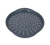 Russell Hobbs RH01003EU Nightfall Stone Pizzera - antiadherente de 37 cm, bandeja redonda perforada de acero al carbono, sin PFOA, a prueba de horno a 220 grados, mármol azul