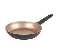 Russell Hobbs RH01666BEU7 Opulence Sartén antiadherente de inducción, 7 veces más resistente, apta para lavavajillas, sin PFOA, negro y dorado, 24 cm