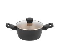 Russell Hobbs RH01669BEU Olla Antiadherente De 20 cm, Utensillio De Cocina De La Gama Opulence, Vaporera Fabricado En Aluminio Forjado Libre De PFOA, 7 Veces Más Resistente, Apta Para Inducción