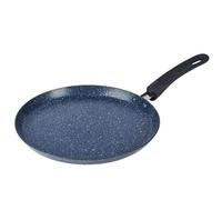 Russell Hobbs RH03409EU7 Nightfall Stone pan de panqueques - Skillet de sartén plana antiadherente, 25 cm, placa de inducción adecuada, para huevo, dosa, Tortilla, Chapati, Roti, Lavavajillas seguro