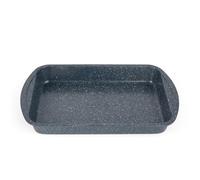 Russell Hobbs RH0999EU Fuente de horno antiadherente para asar, 38 cm, recipiente de la colección Nightfall Stone, sin pfoa, para hornos de hasta 220 °c, hecho de acero al carbono, mármol azul