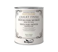 Bruguer Pintura tiza para muebles Chalky Finish Blanco Antiguo 750 ml