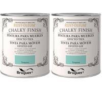 Rust-Oleum Bruguer Chalky Finish pintura para muebles Turquesa 750 ml (Paquete de 2)