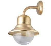 Rústico Wandleuchte Cristal Latón Ø23cm E27 Samos Exterior Balcón Hof Casa