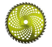 RUURUU - Cuchilla cortadora de cepillo de aleación 40T de 255 mm, orificio de 25,4 mm para cortacésped y recortadora de césped