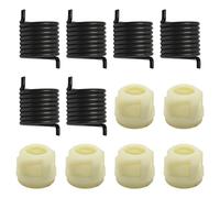RUURUU Juego de 6 bujes de resorte de arranque de retroceso para motosierras Husqvarna 136, 137, 141, 142 - OEM 530-021-180
