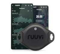 Ruuvi Tag Pro - Temperatura Bluetooth inalámbrica 4 en 1 (°C/°F), humedad del aire y presión del aire. Alertas e historial. Aplicaciones gratuitas para Android/iOS. Se integra con Victron, Homey y