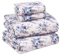 Ruvanti Juego de sábanas 100% algodón para Cama tamaño Queen, sábanas de percal Frescas, Transpirables y duraderas, con Bolsillo de 41 cm de Profundidad, Arce, 4 Piezas
