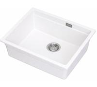 Ruvetti Latios fregadero suspendido 54.5x43.5 cm blanco 3001LA_WH60_P