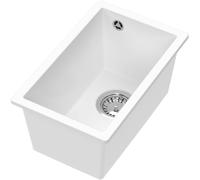Ruvetti Lilo 35 fregadero suspendido 45x28 cm blanco 3001LI_WH35_P
