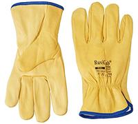 Ruvigrab 321F - Guante piel vacuno forrado interiormente anti-frio, T/10, Amarillo