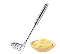 Ruwshuuk Masher de patata, Masher de patata de metal - Frijoles Smasher,Cocina de metal para alimentos para bebés carne no resbalada oxidada para preparación de cocción