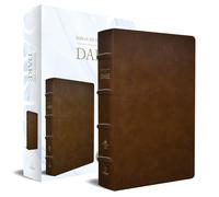 RVR 1960 Biblia de estudio Dake, tamaño grande, piel marrón / Spanish RVR 1960 D ake Study Bible, Large Size, Brown Leather