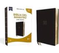 Rvr60 Biblia Del Ministro Letra Gigante Leathersoft Negro Palabras De
