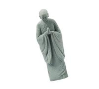 Rxgiasup Accesorios de acuario, figuras de Budas, estatuas de monje rezando, adorno de Buda de resina para peceras, decoración del hogar, estatua de monje rezando