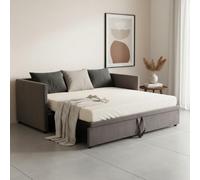 RXMORI Sofá cama 90/180 x 200 cm, cama de día extraíble, sofá cama matrimonial con somier de muelles, cama extraíble matrimonial, Sin colchón