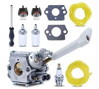 RY08420A Mochila Soplador de hojas Carburador y carbohidratos Herramientas de ajuste para Ryobi BP42 RY08420 con línea de filtro de combustible Piezas de repuesto para 308054079 530069247