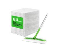 Ryichliho 120 paños de limpieza en seco, compatibles con Swiffer Sweeper, recambios de plumero desechables, almohadillas para fregar y limpiar el suelo para una limpieza rápida y fácil
