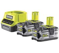 Ryobi Pack 5133003364 – cargador 1 h y 2 baterías litio-ion 18 V 5,0 Ah