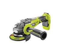 RYOBI - Amoladora Angular 125mm 18V ONE+ Brushless (Batería y Cargador no Incluidos) - Cualquier Trabajo de Amolado, Rectificado y Desbarbado en Metal, Piedra, Hormigón y Otros Materiales
