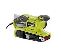 Ryobi BE319 6 Amp Portable 320 Feet / Minute Corded Belt Sander (3” x 18”) w/ Onboard Removable Dust Bag (Medium Grit Sanding Belt Included)